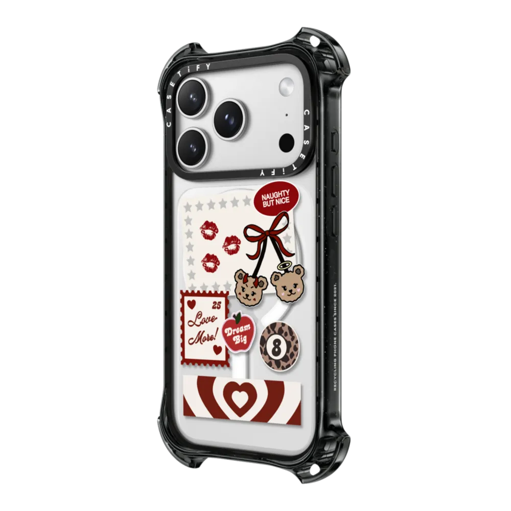 Bounce iPhone 17 Pro Max Case MagSafe Compatible - Naughty But Nice