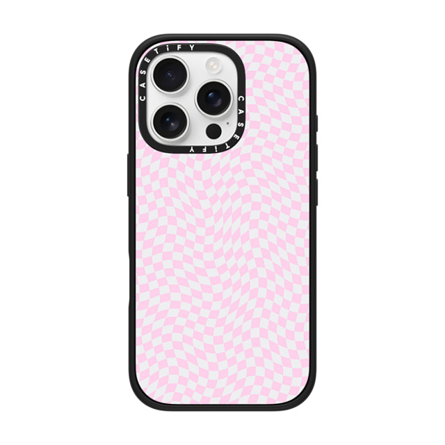 Top Girl Studio x CASETiFY iPhone 16 Pro ケース マットブラック インパクトケース MagSafe対応 Check Me Out