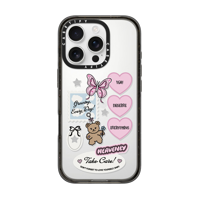 Top Girl Studio x CASETiFY iPhone 16 Pro ケース ブラック インパクトケース Lucky Charms Father's Day Top Girl Studio x CASETiFY iPhone 16 Pro ケース ブラック インパクトケース Lucky Charms Father's Day