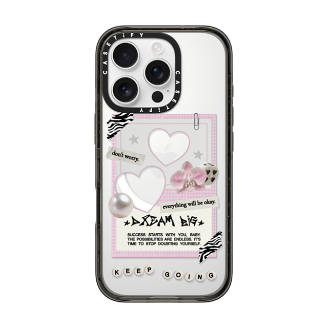 Top Girl Studio x CASETiFY iPhone 16 Pro ケース ブラック インパクトケース MagSafe対応 Dear Diary Mother's Day Top Girl Studio x CASETiFY iPhone 16 Pro ケース ブラック インパクトケース MagSafe対応 Dear Diary Mother's Day