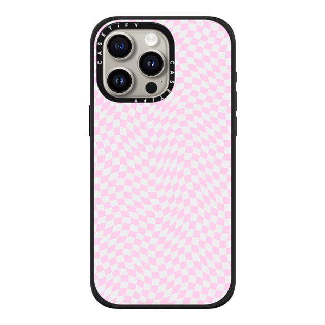 Top Girl Studio x CASETiFY iPhone 15 Pro Max ケース マットブラック インパクトケース MagSafe対応 Check Me Out