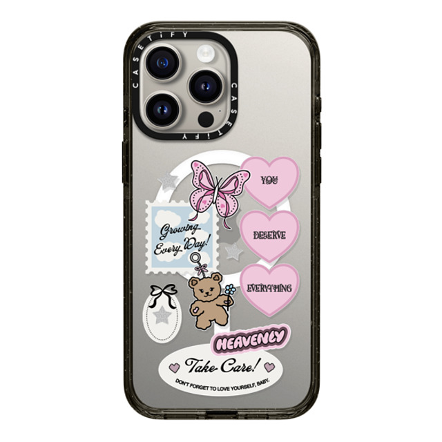 Top Girl Studio x CASETiFY iPhone 15 Pro Max Case Black Impact Case MagSafe Compatible Lucky Charms Back to School Top Girl Studio x CASETiFY iPhone 15 Pro Max Case Black Impact Case MagSafe Compatible Lucky Charms Back to School