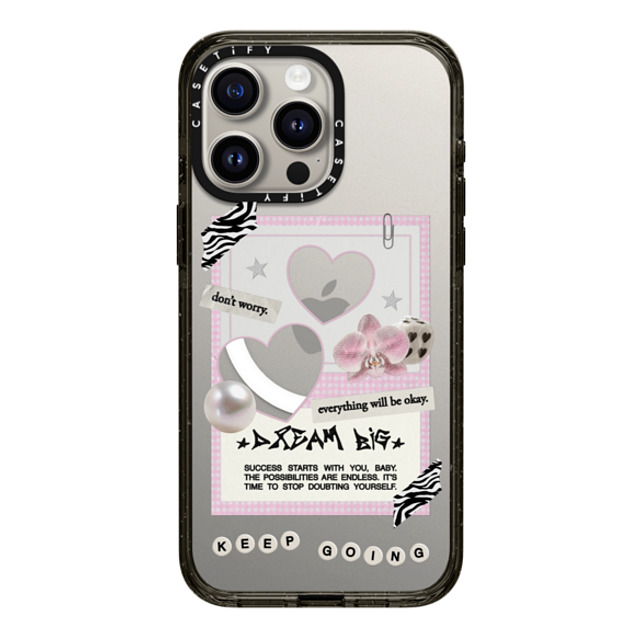 Top Girl Studio x CASETiFY iPhone 15 Pro Max Case Black Impact Case MagSafe Compatible Dear Diary Back to School Top Girl Studio x CASETiFY iPhone 15 Pro Max Case Black Impact Case MagSafe Compatible Dear Diary Back to School
