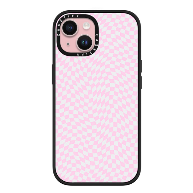 Top Girl Studio x CASETiFY iPhone 15 ケース マットブラック インパクトケース MagSafe対応 Check Me Out