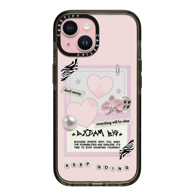 Top Girl Studio x CASETiFY iPhone 15 Case Black インパクトケース Dear Diary Mother's Day Top Girl Studio x CASETiFY iPhone 15 Case Black インパクトケース Dear Diary Mother's Day