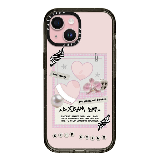 Top Girl Studio x CASETiFY iPhone 15 Case ブラック インパクトケース MagSafe対応 Dear Diary Mother's Day Top Girl Studio x CASETiFY iPhone 15 Case ブラック インパクトケース MagSafe対応 Dear Diary Mother's Day