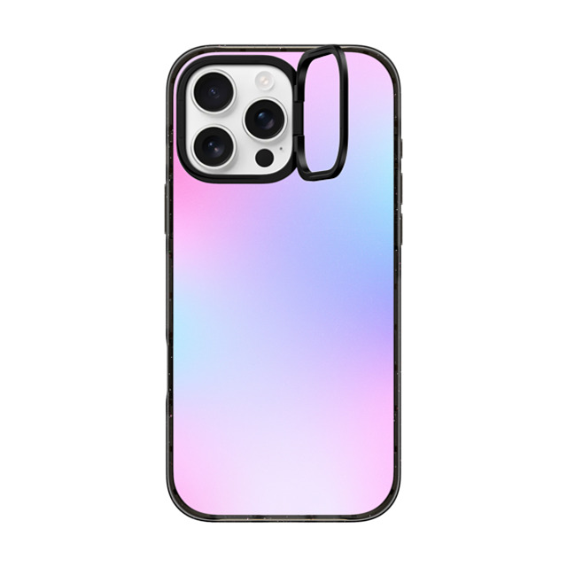 Top Girl Studio x CASETiFY iPhone 16 Pro Max ケース ブラック インパクトリングスタンドケース MagSafe対応 Mood Swings