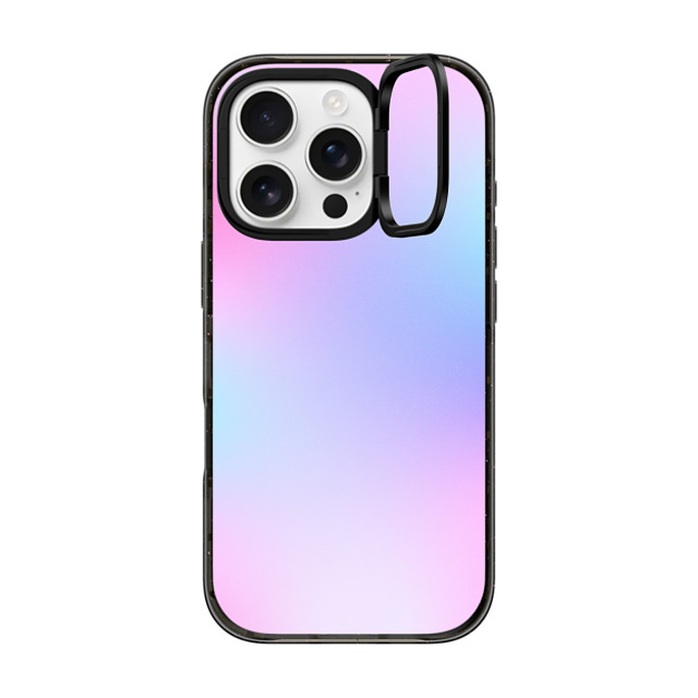 Top Girl Studio x CASETiFY iPhone 16 Pro ケース ブラック インパクトリングスタンドケース MagSafe対応 Mood Swings