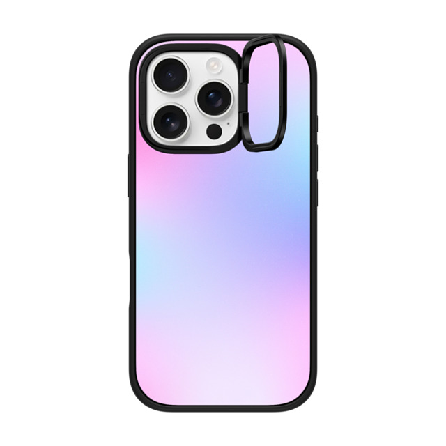 Top Girl Studio x CASETiFY iPhone 16 Pro ケース マットブラック インパクトリングスタンドケース MagSafe対応 Mood Swings