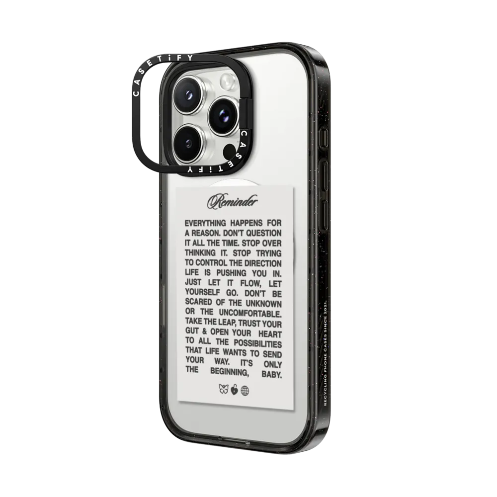 Impact Ring Stand iPhone 16 Pro Case MagSafe Compatible - It's Only The Beginning, Baby