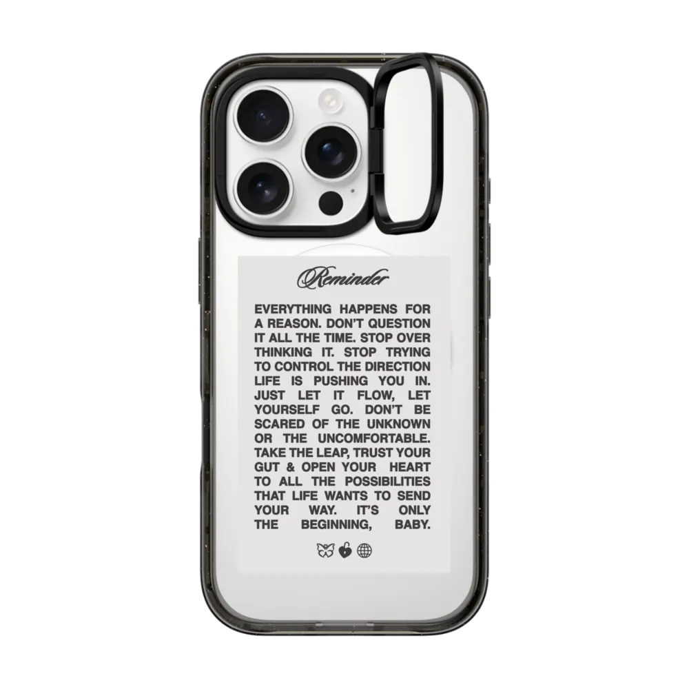 Impact Ring Stand iPhone 16 Pro Case MagSafe Compatible - It's Only The Beginning, Baby