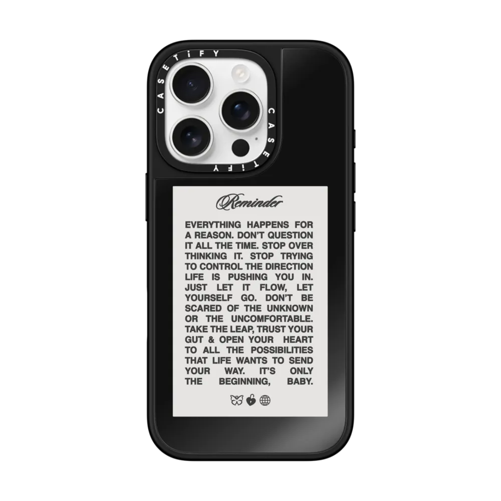 Mirror iPhone 16 Pro Case MagSafe Compatible - It's Only The Beginning, Baby