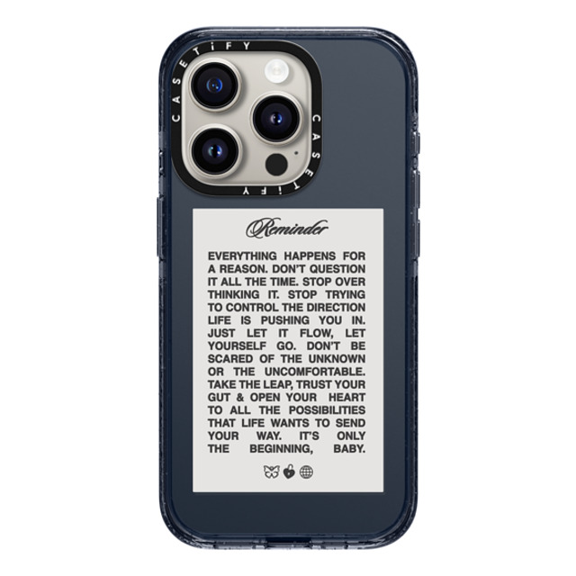 Top Girl Studio x CASETiFY iPhone 15 Pro Case Quote,Love Classic Blue Impact Case It's Only The Beginning, Baby Mother's Day Top Girl Studio x CASETiFY iPhone 15 Pro Case Quote,Love Classic Blue Impact Case It's Only The Beginning, Baby Mother's Day