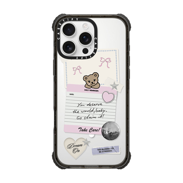 Top Girl Studio x CASETiFY iPhone 16 Pro Max Case Black ウルトラ インパクトケース MagSafe 対応 Coquette Stickers Top Girl Studio x CASETiFY iPhone 16 Pro Max Case Black ウルトラ インパクトケース MagSafe 対応 Coquette Stickers