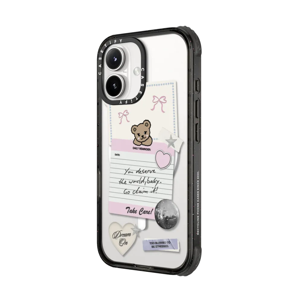 Ultra Impact iPhone 16 Plus Case MagSafe Compatible - Coquette Stickers