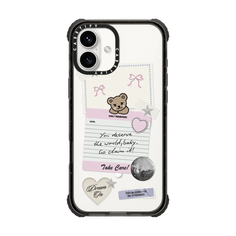 Ultra Impact iPhone 16 Plus Case MagSafe Compatible - Coquette Stickers