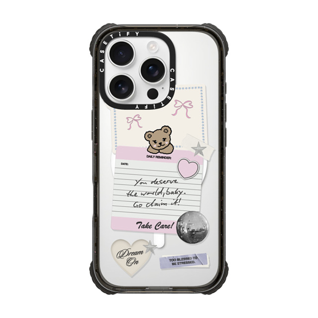 Top Girl Studio x CASETiFY iPhone 16 Pro Case Black ウルトラ インパクトケース MagSafe 対応 Coquette Stickers Top Girl Studio x CASETiFY iPhone 16 Pro Case Black ウルトラ インパクトケース MagSafe 対応 Coquette Stickers