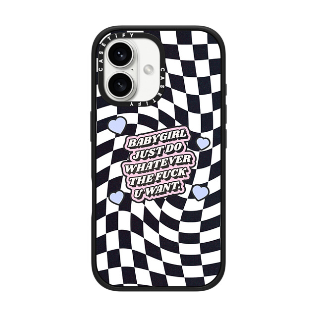 Top Girl Studio x CASETiFY iPhone 16 ケース Heart,Quote マットブラック インパクトケース MagSafe対応 Babygirl Mother's Day Top Girl Studio x CASETiFY iPhone 16 ケース Heart,Quote マットブラック インパクトケース MagSafe対応 Babygirl Mother's Day