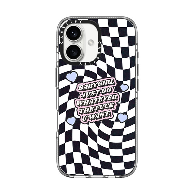 Top Girl Studio x CASETiFY iPhone 16 ケース Heart,Quote クリア クリア ケース MagSafe対応 Babygirl Father's Day Top Girl Studio x CASETiFY iPhone 16 ケース Heart,Quote クリア クリア ケース MagSafe対応 Babygirl Father's Day