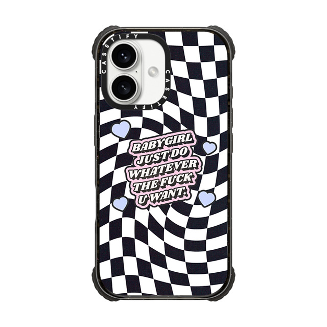 Top Girl Studio x CASETiFY iPhone 16 Case Black ウルトラ インパクトケース MagSafe 対応 Babygirl Top Girl Studio x CASETiFY iPhone 16 Case Black ウルトラ インパクトケース MagSafe 対応 Babygirl