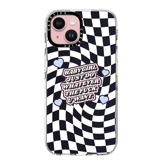 Top Girl Studio x CASETiFY iPhone 15 ケース Heart,Quote クリア クリア ケース MagSafe対応 Babygirl Father's Day Top Girl Studio x CASETiFY iPhone 15 ケース Heart,Quote クリア クリア ケース MagSafe対応 Babygirl Father's Day