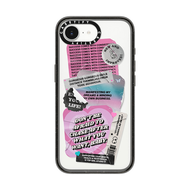 Top Girl Studio x CASETiFY iPhone 16e Case Sticker,Heart Black Impact Case MagSafe Compatible ステッカー Back to School Top Girl Studio x CASETiFY iPhone 16e Case Sticker,Heart Black Impact Case MagSafe Compatible ステッカー Back to School