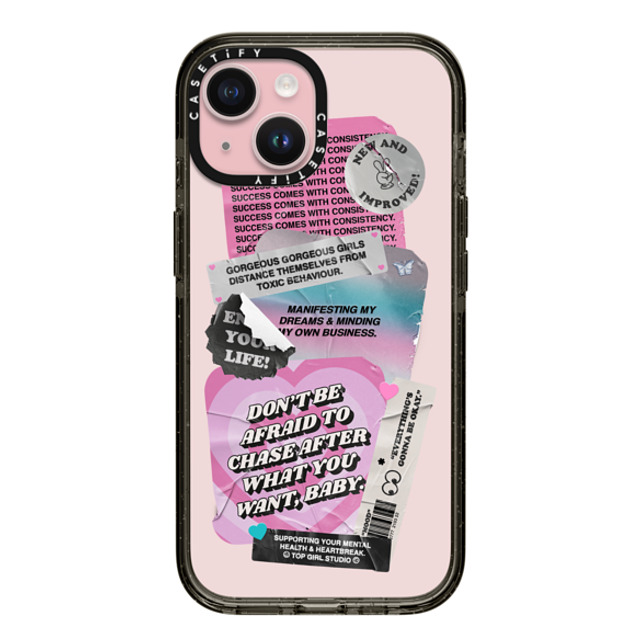 Top Girl Studio x CASETiFY iPhone 15 Case Sticker,Heart Black Impact Case MagSafe Compatible ステッカー Back to School Top Girl Studio x CASETiFY iPhone 15 Case Sticker,Heart Black Impact Case MagSafe Compatible ステッカー Back to School