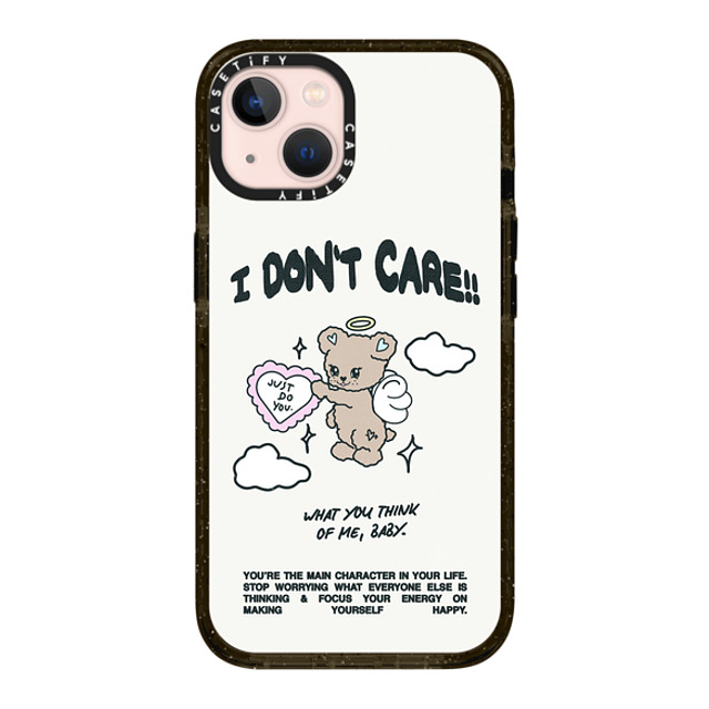 Top Girl Studio x CASETiFY iPhone 13 ケース ブラック インパクトケース Angel Bear