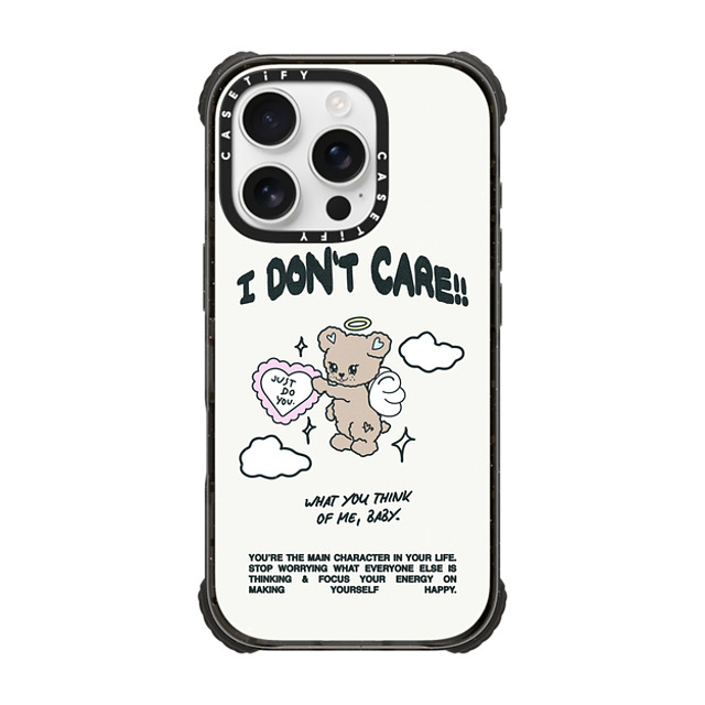 Top Girl Studio x CASETiFY iPhone 16 Pro Case Heart,Bear Black ウルトラ インパクトケース MagSafe 対応 Angel Bear Back to School Top Girl Studio x CASETiFY iPhone 16 Pro Case Heart,Bear Black ウルトラ インパクトケース MagSafe 対応 Angel Bear Back to School