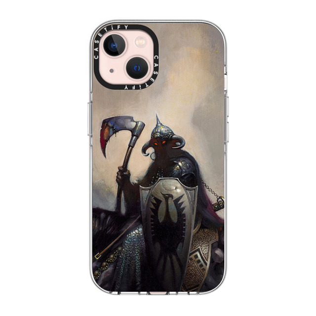 Frazetta Girls x CASETiFY iPhone 13 ケース クリア クリア ケース MagSafe対応 Death Dealer I by Frazetta Girls