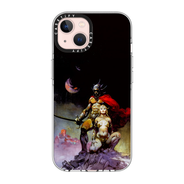 Frazetta Girls x CASETiFY iPhone 13 ケース クリア クリア ケース MagSafe対応 Mastermind of Mars by Frazetta Girls