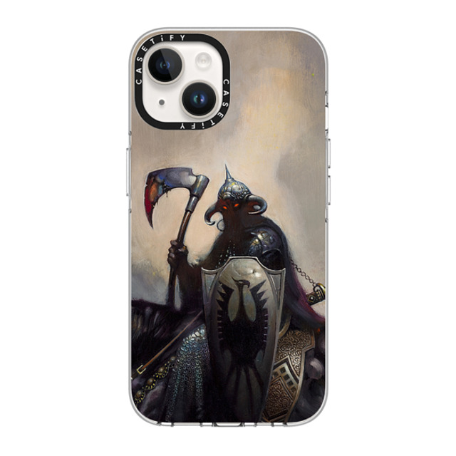 Frazetta Girls x CASETiFY iPhone 14 ケース クリア クリア ケース MagSafe対応 Death Dealer I by Frazetta Girls