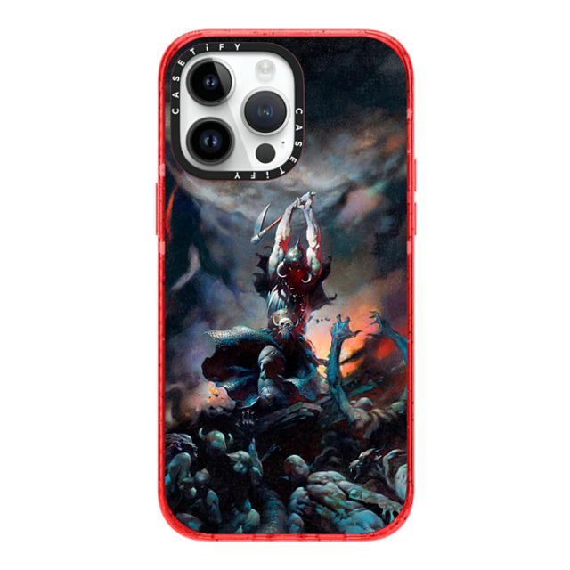 Frazetta Girls x CASETiFY iPhone 14 Pro Max Case Skull,Anime レッド インパクトケース Death Dealer II by Frazetta Girls Father's Day Frazetta Girls x CASETiFY iPhone 14 Pro Max Case Skull,Anime レッド インパクトケース Death Dealer II by Frazetta Girls Father's Day