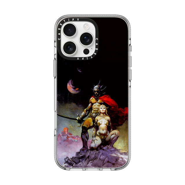 Frazetta Girls x CASETiFY iPhone 16 Pro Max ケース クリア クリア ケース MagSafe対応 Mastermind of Mars by Frazetta Girls