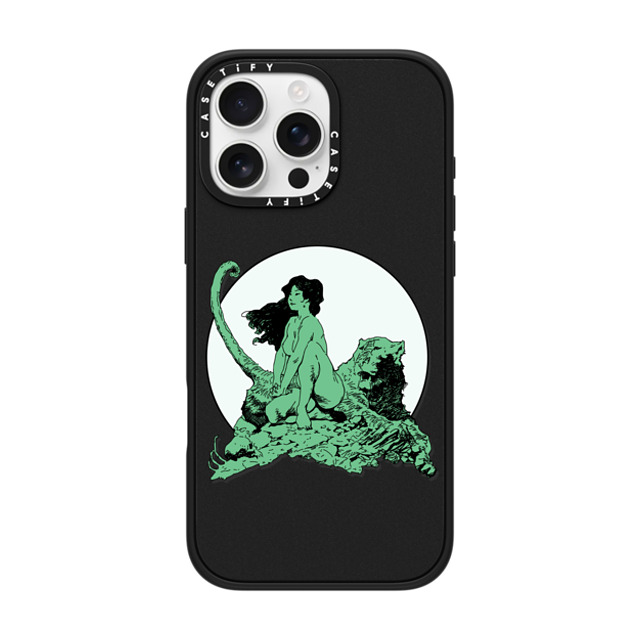 Frazetta Girls x CASETiFY iPhone 16 Pro Max Case Matte Black Impact Case MagSafe Compatible Living Legend by Frazetta Girls Frazetta Girls x CASETiFY iPhone 16 Pro Max Case Matte Black Impact Case MagSafe Compatible Living Legend by Frazetta Girls