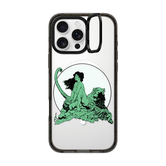 Frazetta Girls x CASETiFY iPhone 16 Pro Max Case Black インパクトリングスタンドケース MagSafe対応 Living Legend by Frazetta Girls Frazetta Girls x CASETiFY iPhone 16 Pro Max Case Black インパクトリングスタンドケース MagSafe対応 Living Legend by Frazetta Girls