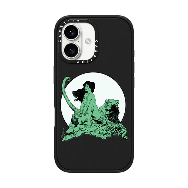 Frazetta Girls x CASETiFY iPhone 16 Case Matte Black Impact Case MagSafe Compatible Living Legend by Frazetta Girls Frazetta Girls x CASETiFY iPhone 16 Case Matte Black Impact Case MagSafe Compatible Living Legend by Frazetta Girls