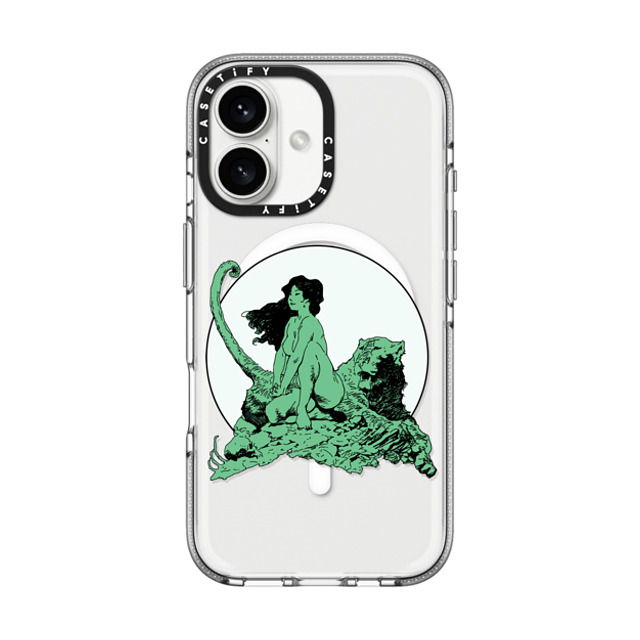 Frazetta Girls x CASETiFY iPhone 16 Case Clear Clear Case MagSafe Compatible Living Legend by Frazetta Girls Frazetta Girls x CASETiFY iPhone 16 Case Clear Clear Case MagSafe Compatible Living Legend by Frazetta Girls