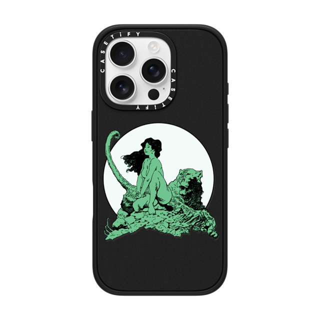 Frazetta Girls x CASETiFY iPhone 16 Pro Case Matte Black Impact Case Living Legend by Frazetta Girls Frazetta Girls x CASETiFY iPhone 16 Pro Case Matte Black Impact Case Living Legend by Frazetta Girls
