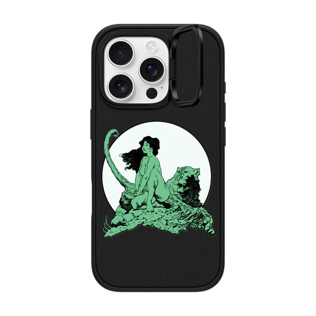 Frazetta Girls x CASETiFY iPhone 16 Pro Case Matte Black インパクトリングスタンドケース MagSafe対応 Living Legend by Frazetta Girls Frazetta Girls x CASETiFY iPhone 16 Pro Case Matte Black インパクトリングスタンドケース MagSafe対応 Living Legend by Frazetta Girls