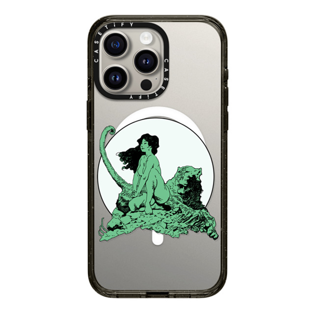 Frazetta Girls x CASETiFY iPhone 15 Pro Max Case Black Impact Case MagSafe Compatible Living Legend by Frazetta Girls Frazetta Girls x CASETiFY iPhone 15 Pro Max Case Black Impact Case MagSafe Compatible Living Legend by Frazetta Girls