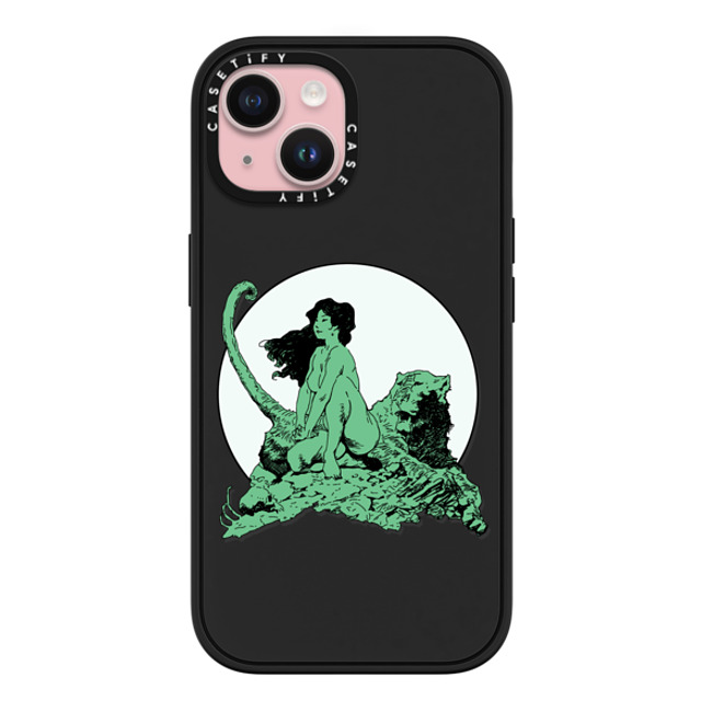 Frazetta Girls x CASETiFY iPhone 15 Case Matte Black Impact Case MagSafe Compatible Living Legend by Frazetta Girls Frazetta Girls x CASETiFY iPhone 15 Case Matte Black Impact Case MagSafe Compatible Living Legend by Frazetta Girls