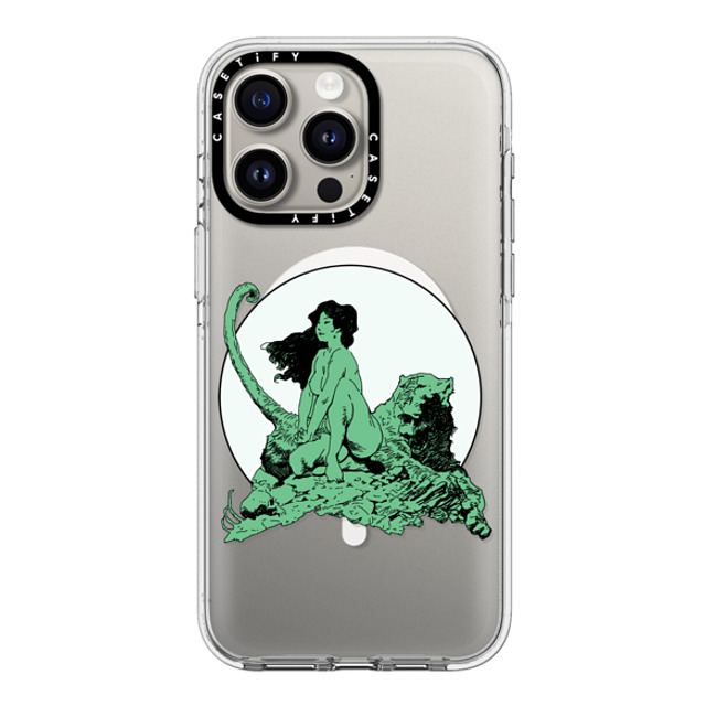 Frazetta Girls x CASETiFY iPhone 15 Pro Max Case Clear Clear Case MagSafe Compatible Living Legend by Frazetta Girls Frazetta Girls x CASETiFY iPhone 15 Pro Max Case Clear Clear Case MagSafe Compatible Living Legend by Frazetta Girls