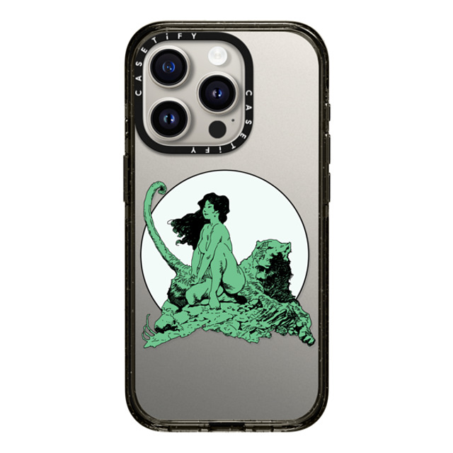 Frazetta Girls x CASETiFY iPhone 15 Pro Case Black Impact Case Living Legend by Frazetta Girls Frazetta Girls x CASETiFY iPhone 15 Pro Case Black Impact Case Living Legend by Frazetta Girls