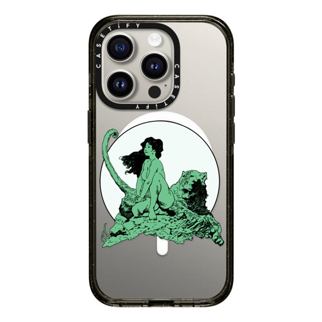 Frazetta Girls x CASETiFY iPhone 15 Pro Case Black Impact Case MagSafe Compatible Living Legend by Frazetta Girls Frazetta Girls x CASETiFY iPhone 15 Pro Case Black Impact Case MagSafe Compatible Living Legend by Frazetta Girls