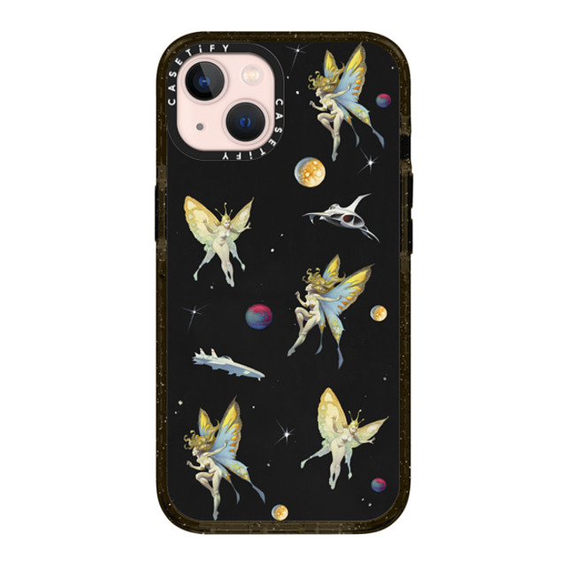 Frazetta Girls x CASETiFY iPhone 13 ケース ブラック インパクトケース Fairy Encounter by Frazetta Girls