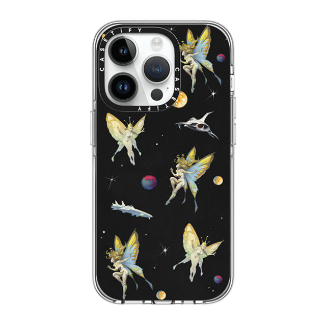 Frazetta Girls x CASETiFY iPhone 14 Pro ケース クリア クリア ケース MagSafe対応 Fairy Encounter by Frazetta Girls