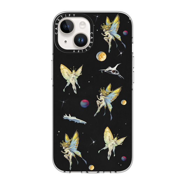 Frazetta Girls x CASETiFY iPhone 14 ケース クリア クリア ケース MagSafe対応 Fairy Encounter by Frazetta Girls