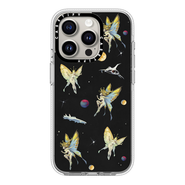 Frazetta Girls x CASETiFY iPhone 15 Pro ケース クリア クリア ケース MagSafe対応 Fairy Encounter by Frazetta Girls