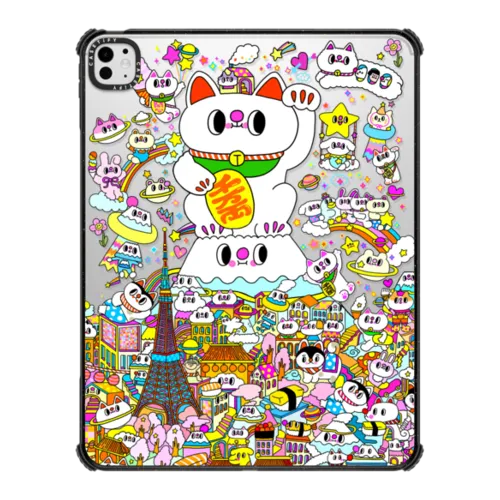 iPad Pro 13-inch (M4/M5) - Lucky Cat at Fuji's Peak